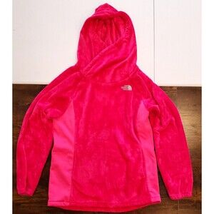 North Face Bright Pink Girls XL 18 Fleece Pullover Hoodie